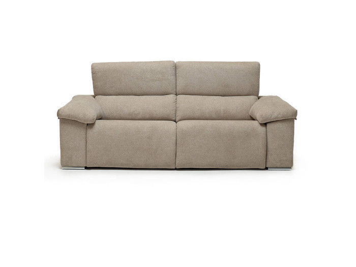 Sofá de tres plazas con dos relax motorizados, de 208 o 230 cms de ancho modelo GENOVA