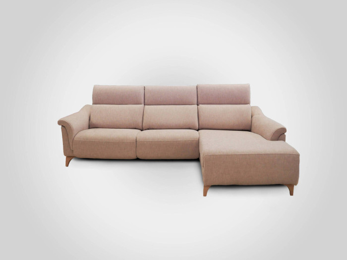 Chaiselongue Outlet Motor de tres plazas dos asientos relax 80 de 280 cms de ancho modelo Castello